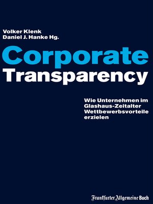 cover image of Corporate Transparency
